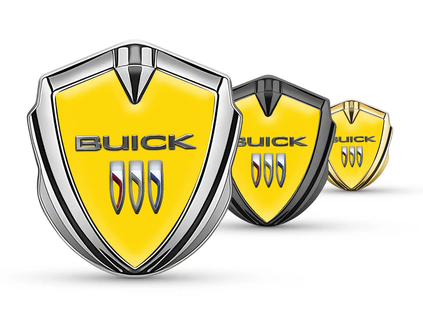 Buick Emblème Silicone Insigne Max Design Assemblage Solide